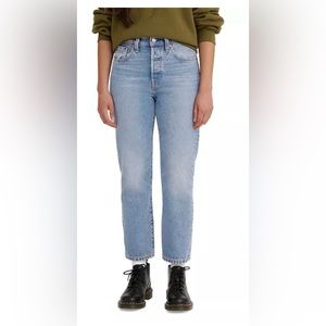 Levi’s 501 Cropped Straight-Leg High Rise Jeans